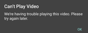 HBO Max “Can’t Play Title” Error
